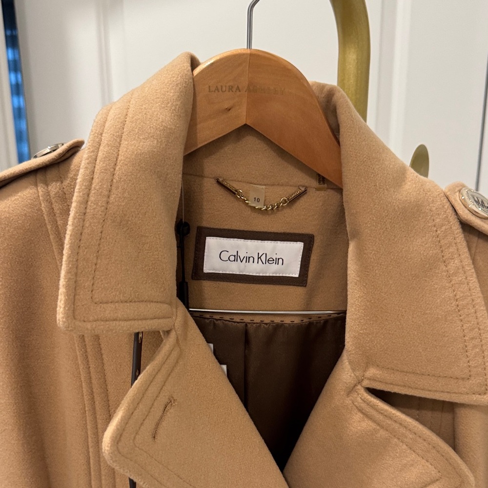 Calvin Klein Camel Coat